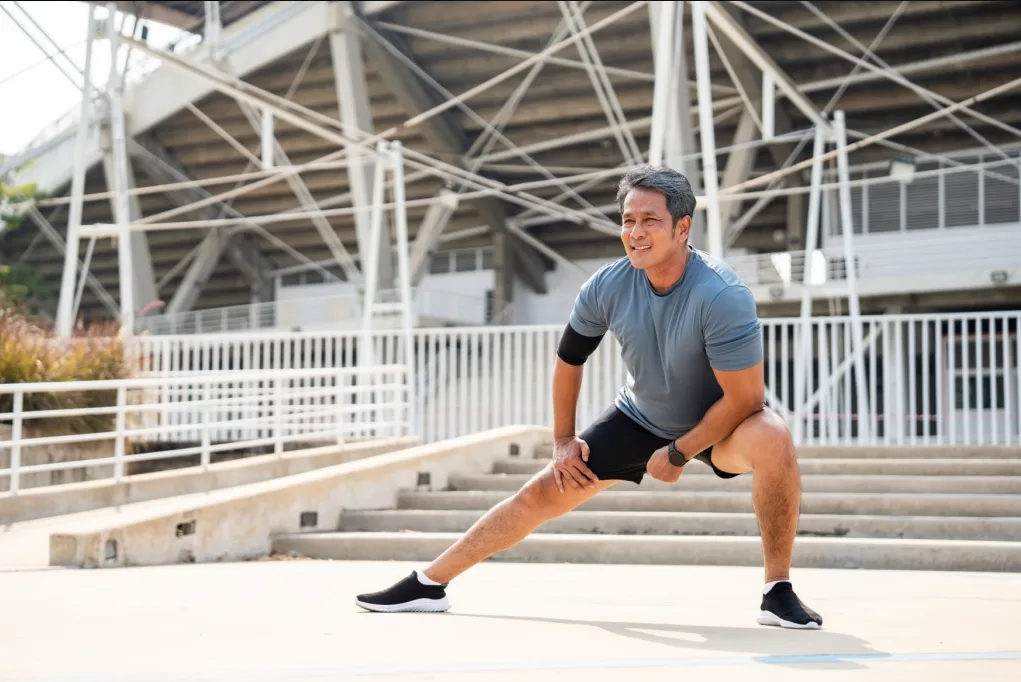 Man exercising